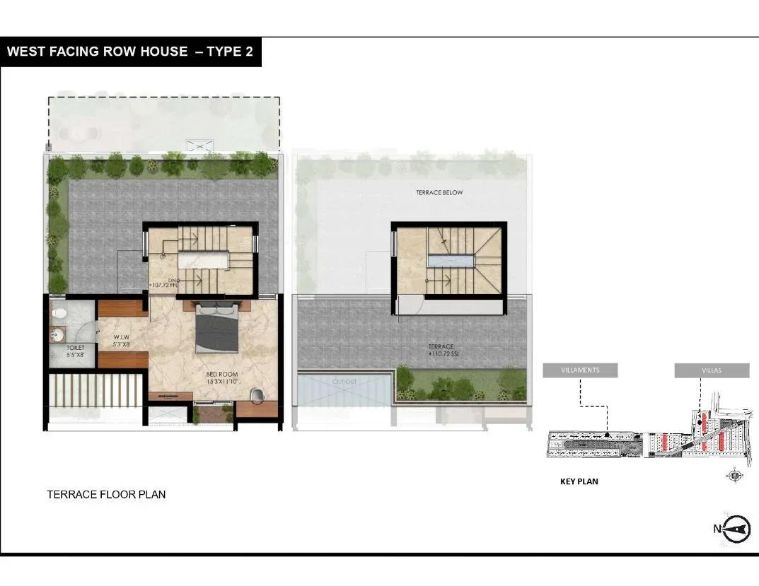 Radiance Gardenia villas floor plan