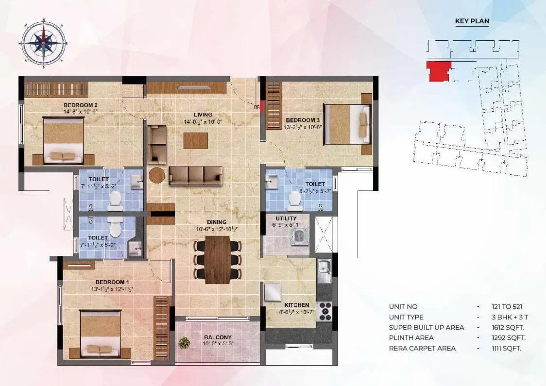 Radiance Sapphire apartments