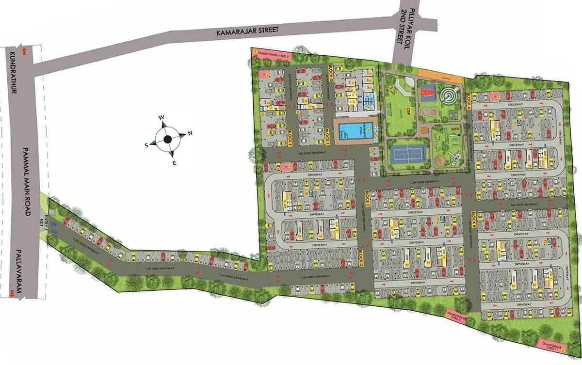 Radiance The Pride apartments master plan