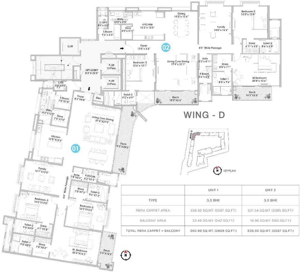 Raheja Vivarea apartments