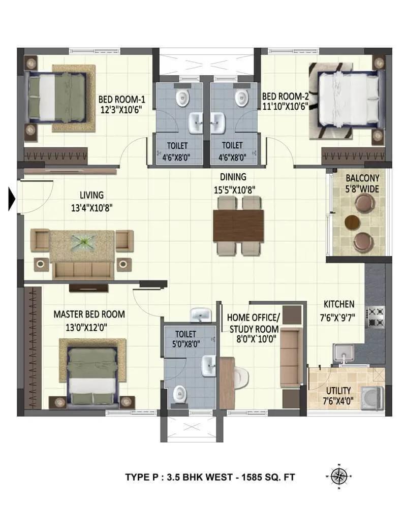 Ramky One Harmony apartments