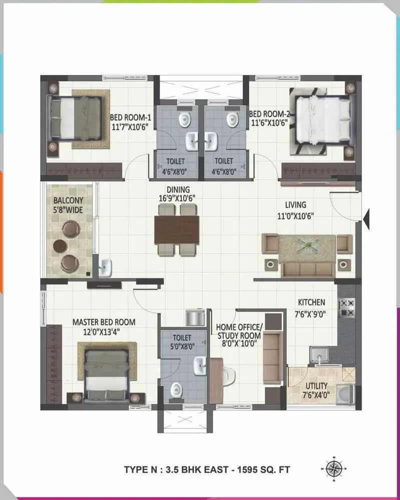 Ramky One Harmony apartments