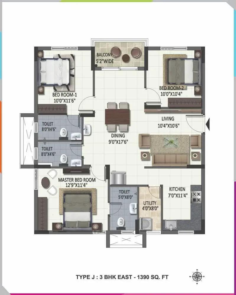 Ramky One Harmony apartments