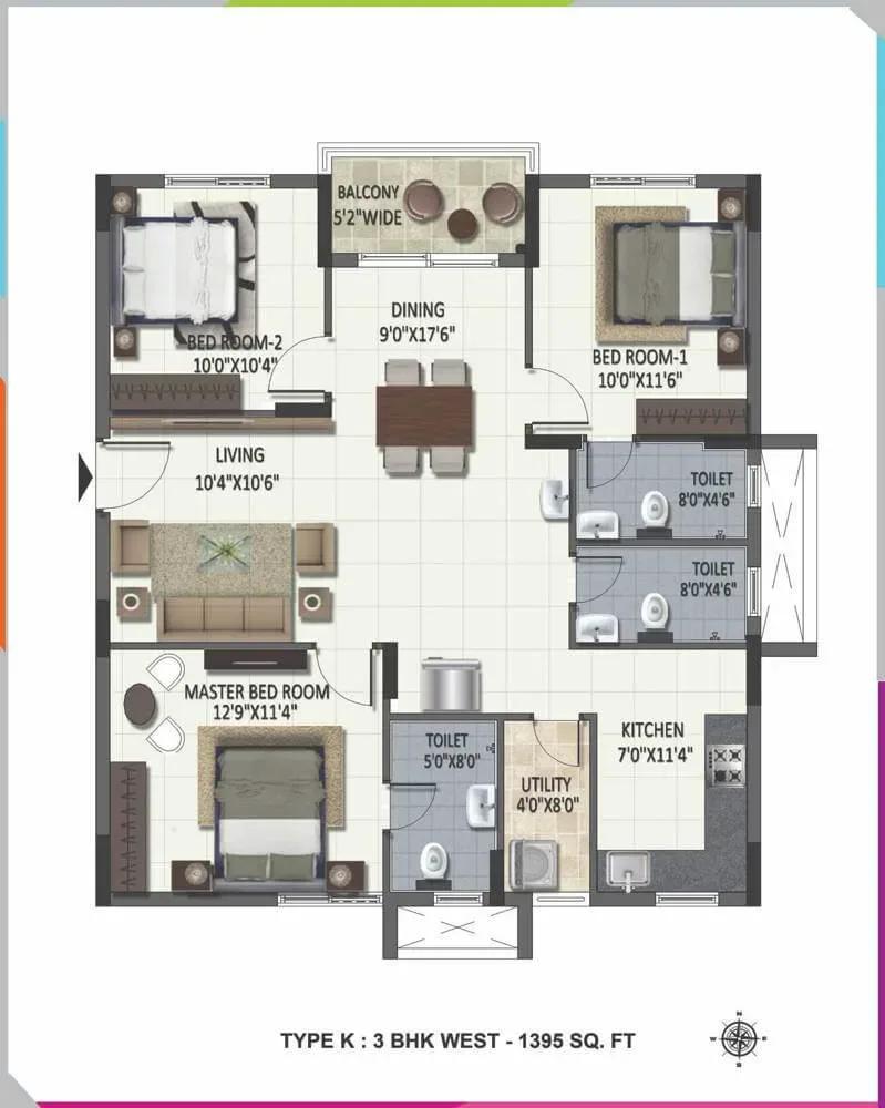 Ramky One Harmony apartments