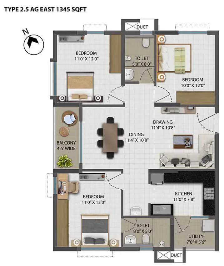 Ramky One Orbit apartments