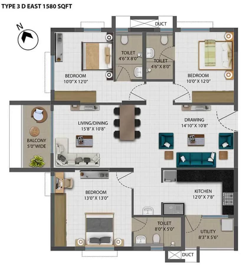 Ramky One Orbit apartments