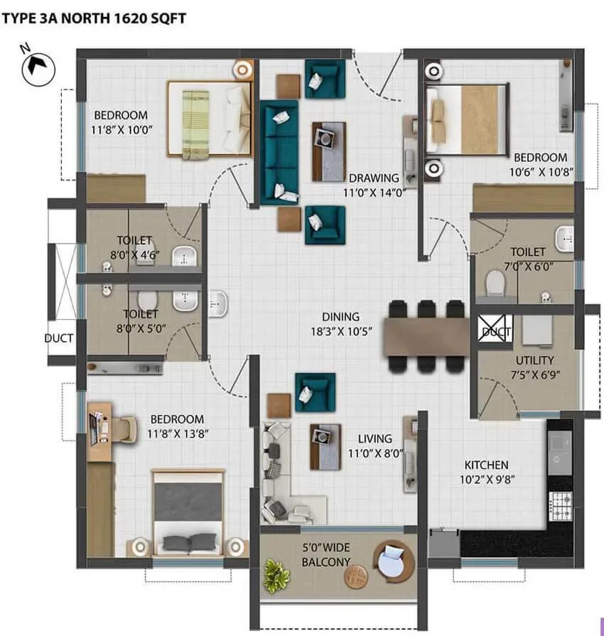 Ramky One Orbit apartments