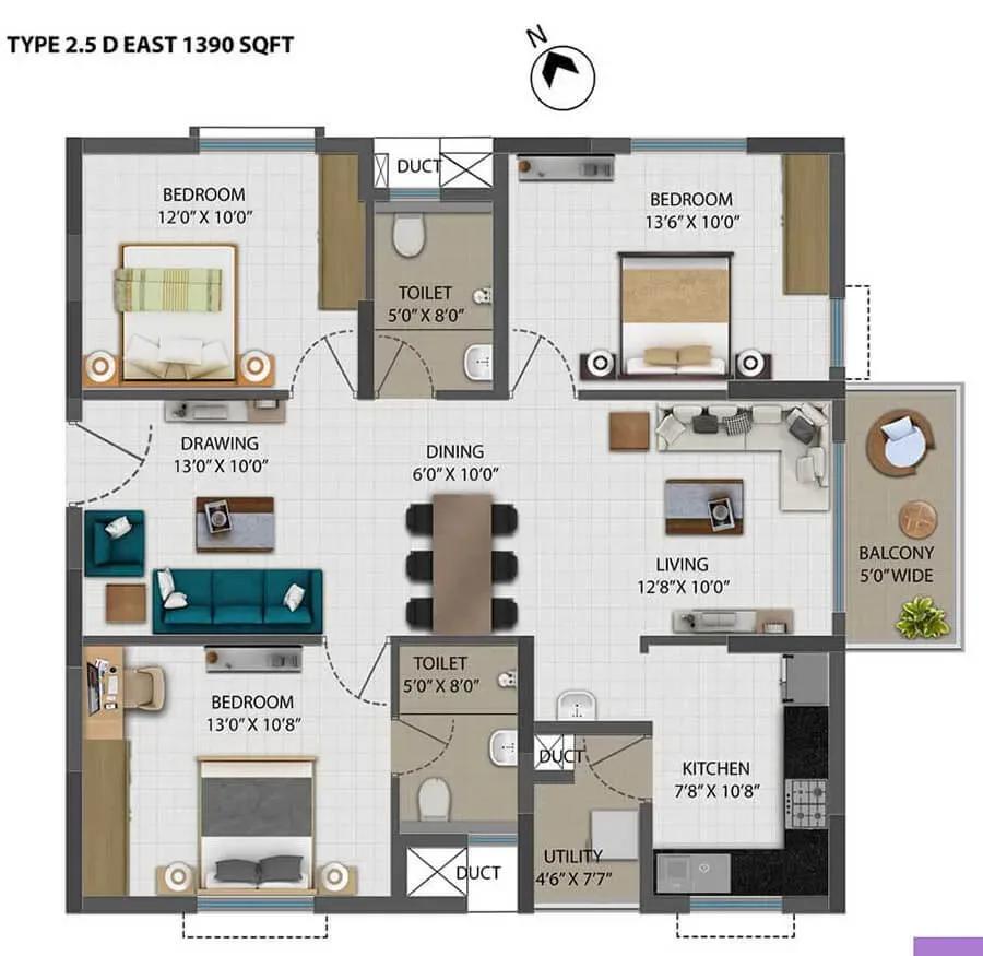 Ramky One Orbit apartments