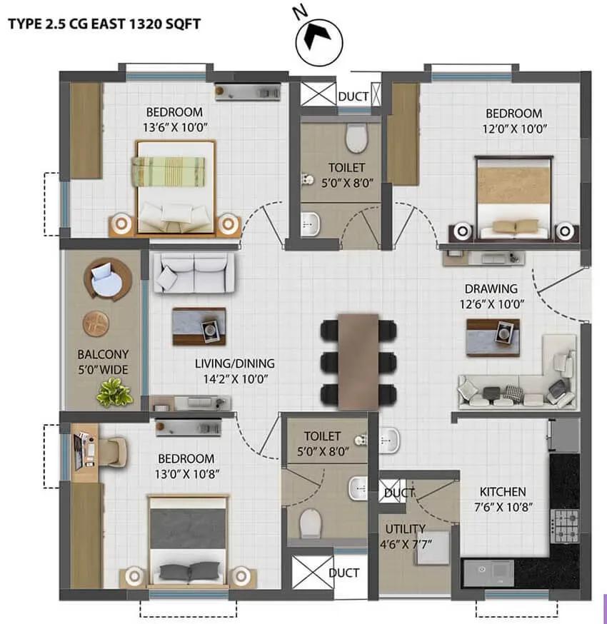 Ramky One Orbit apartments