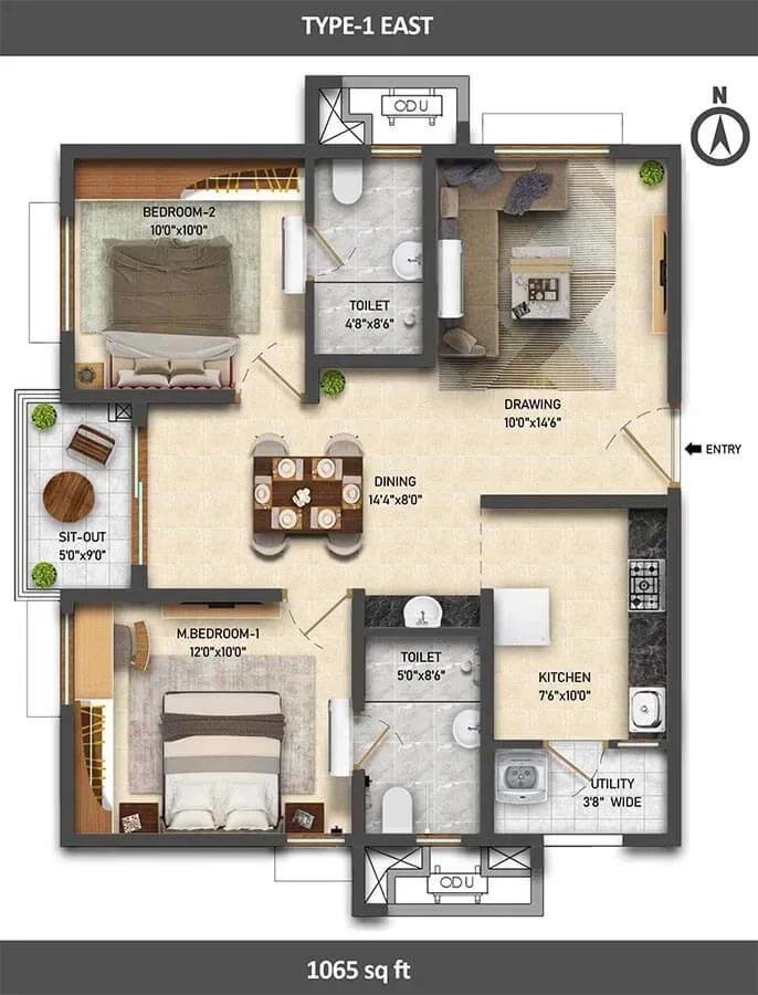 Ramky One Symphony apartments