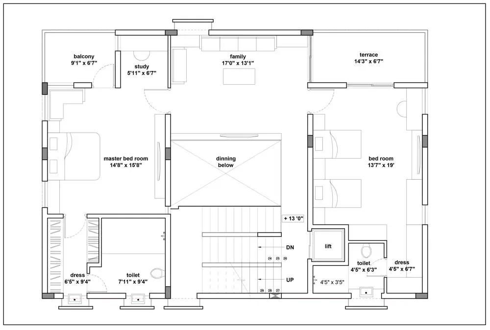 RBD Stillwaters Villas villas floor plan