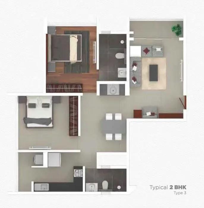 Rohan Iksha apartments