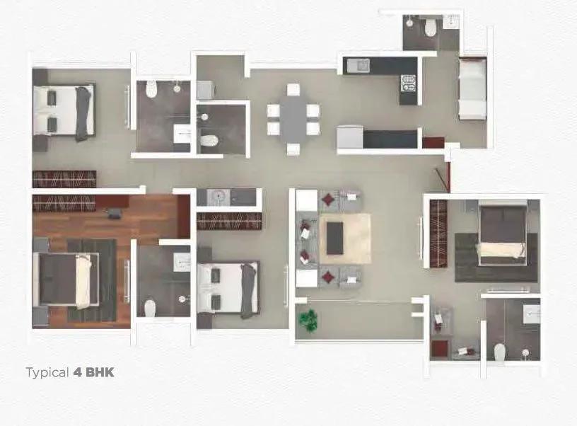 Rohan Iksha apartments