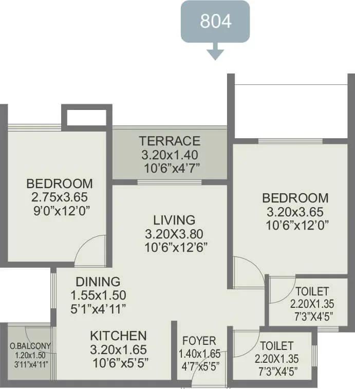 Rohan Ipsita apartments