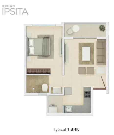 Rohan Ipsita apartments