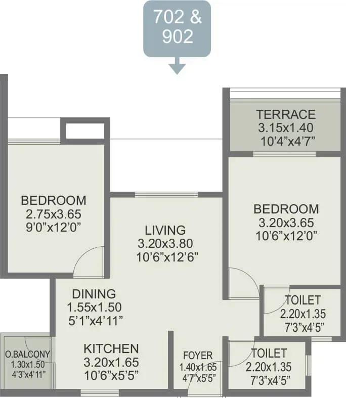 Rohan Ipsita apartments