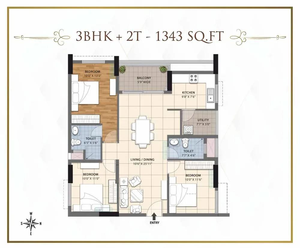 RWD Grand Corridor floor plan