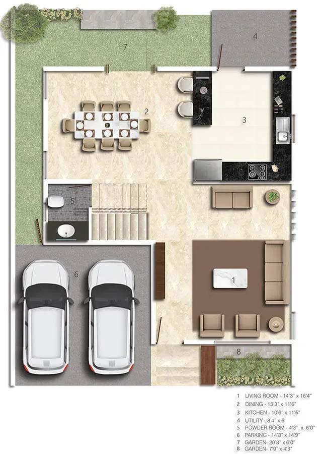 Saiven Mulberry Groves villas