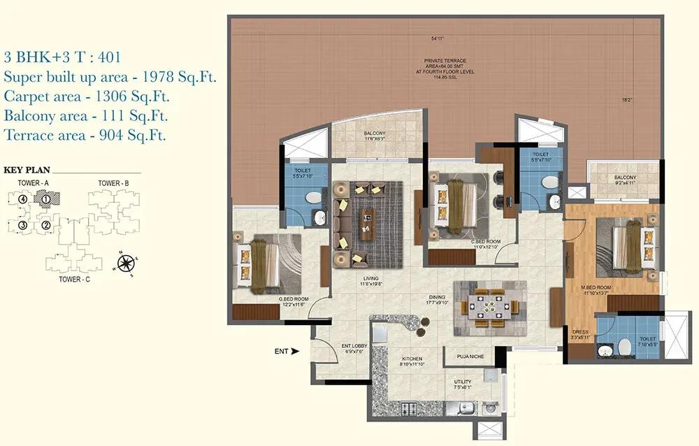 Salarpuria Sattva Aqua Vista apartments