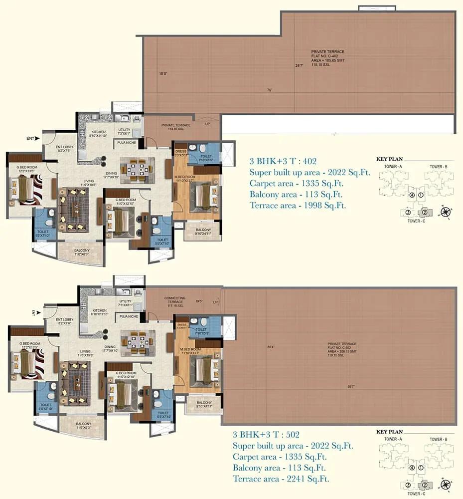 Salarpuria Sattva Aqua Vista apartments