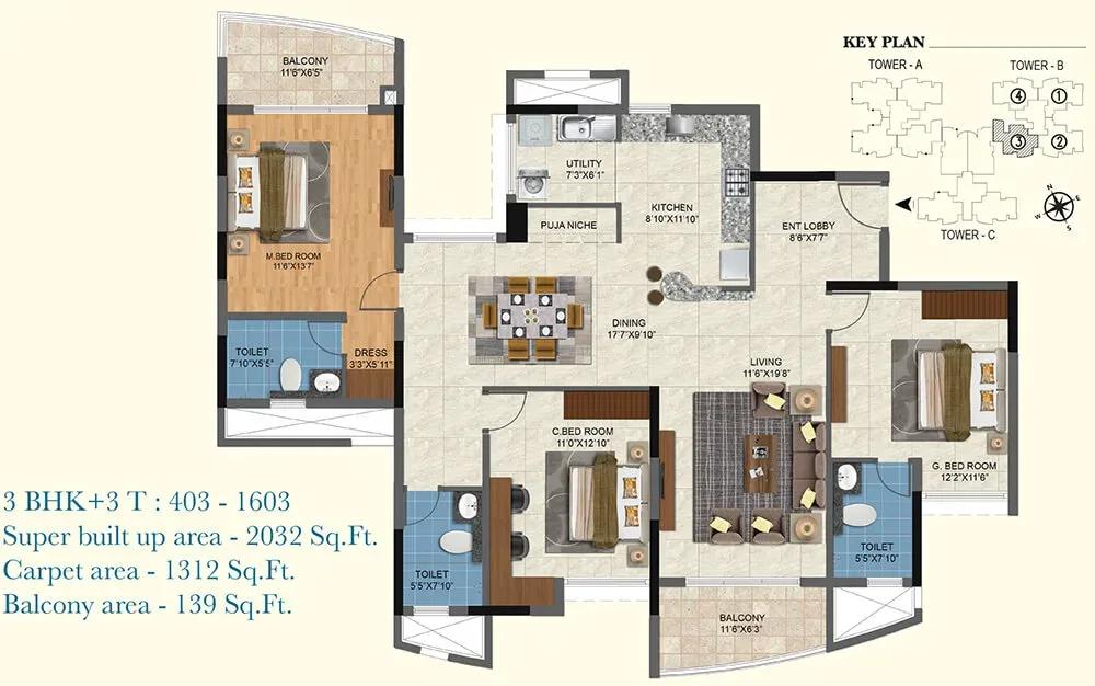 Salarpuria Sattva Aqua Vista apartments