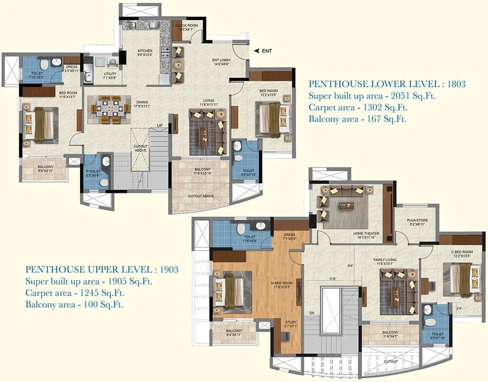 Salarpuria Sattva Aqua Vista apartments