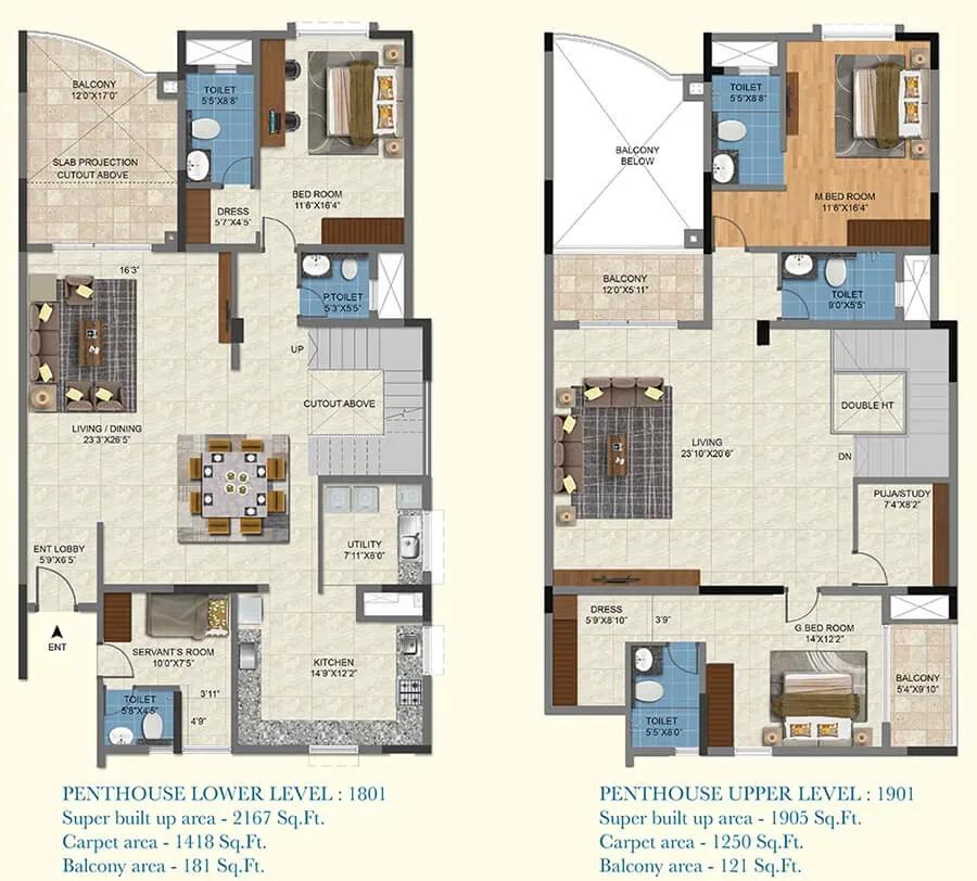 Salarpuria Sattva Aqua Vista apartments