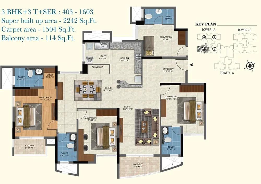 Salarpuria Sattva Aqua Vista apartments
