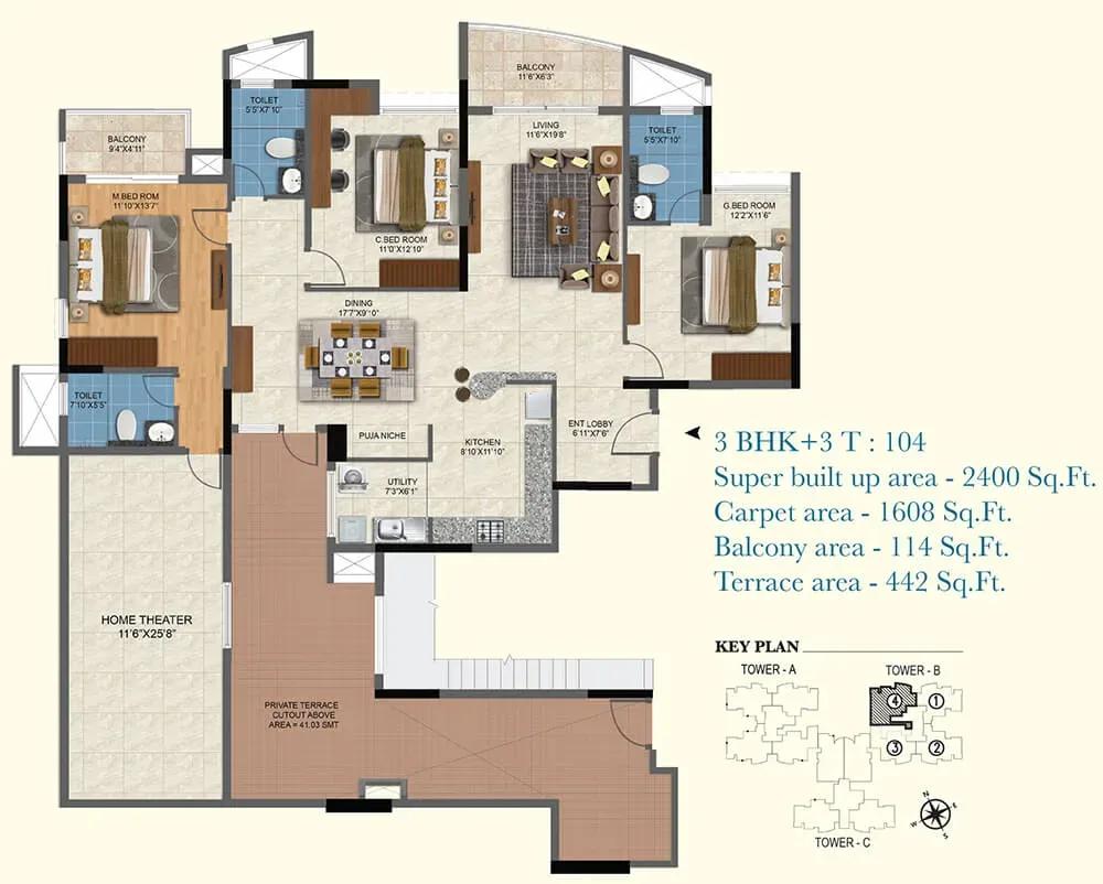 Salarpuria Sattva Aqua Vista apartments