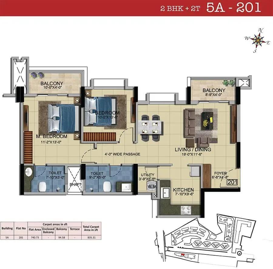 Salarpuria Sattva HM Royal apartments