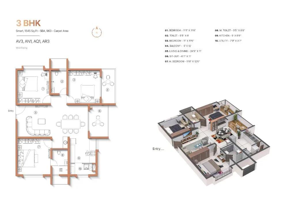 Sanjeevini Adwaith apartments