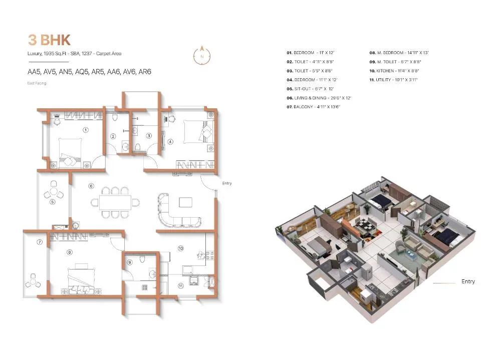 Sanjeevini Adwaith apartments