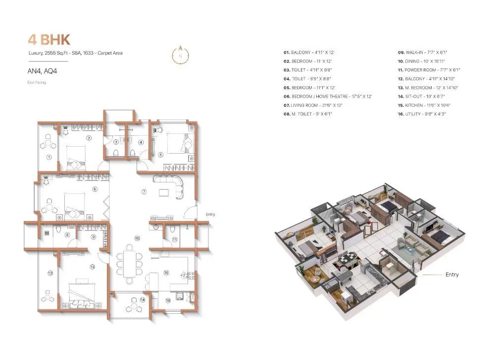 Sanjeevini Adwaith apartments