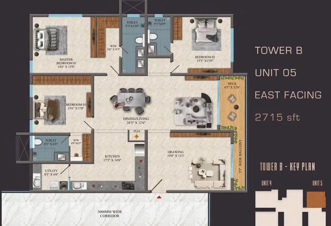 SAS Diamond Towers apartments