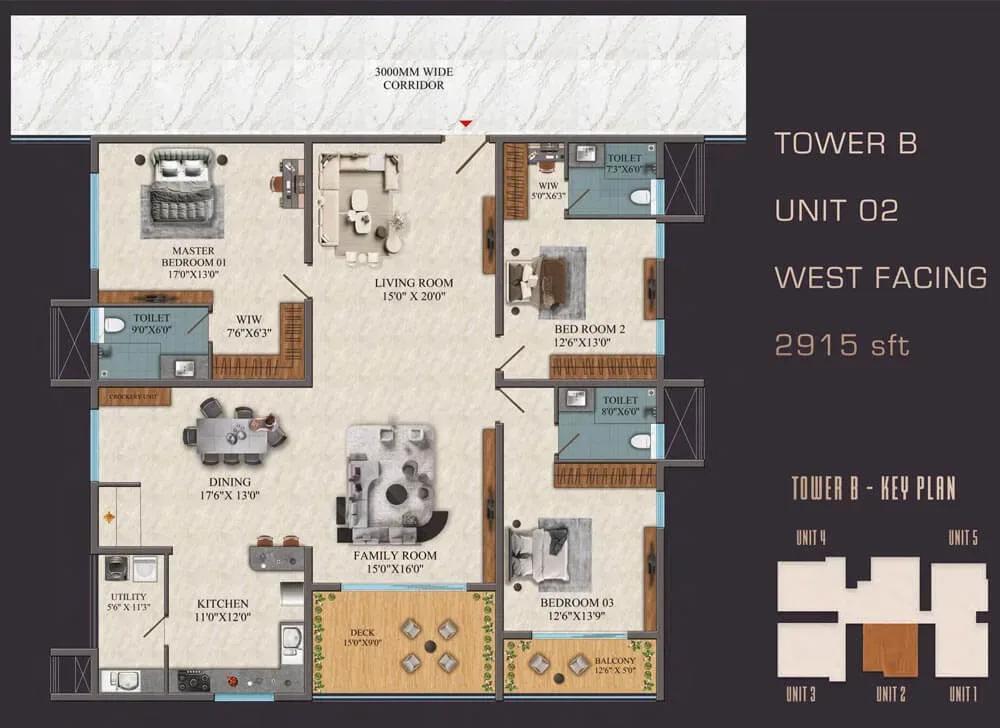 SAS Diamond Towers apartments