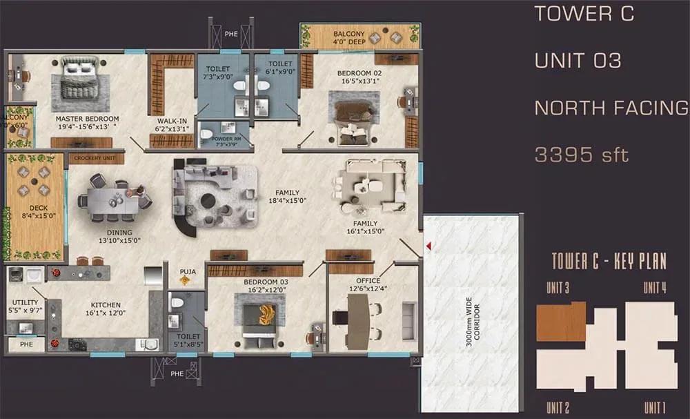 SAS Diamond Towers apartments