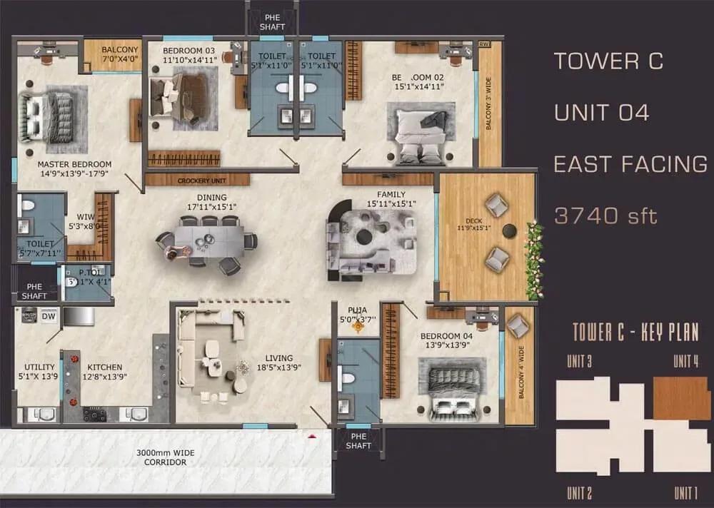 SAS Diamond Towers apartments