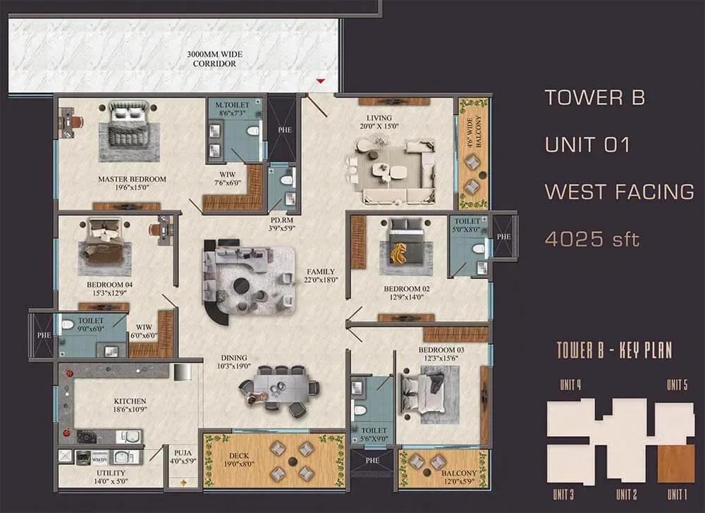 SAS Diamond Towers apartments