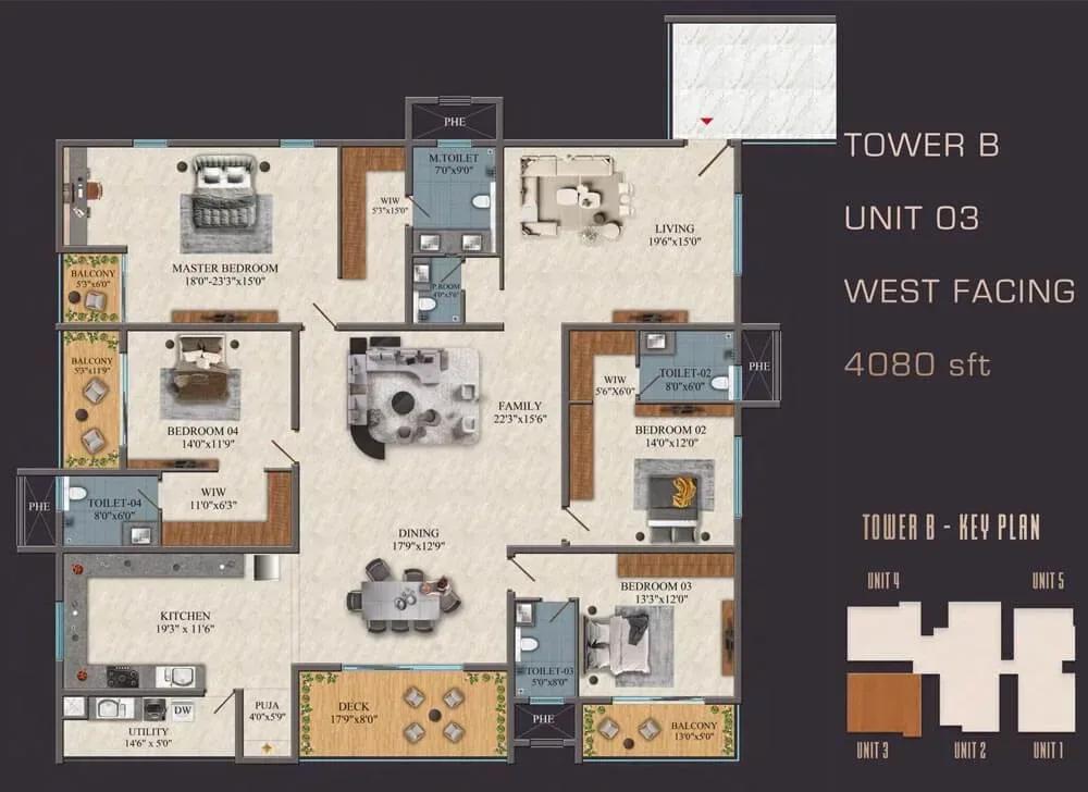 SAS Diamond Towers apartments