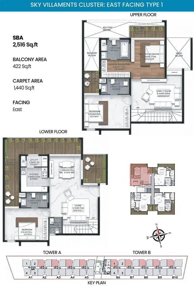 SBR Earth and Sky floor plan