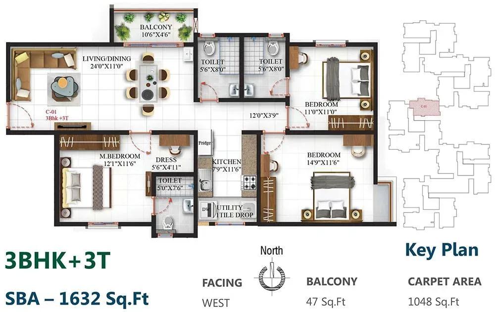 SBR One Residence apartments
