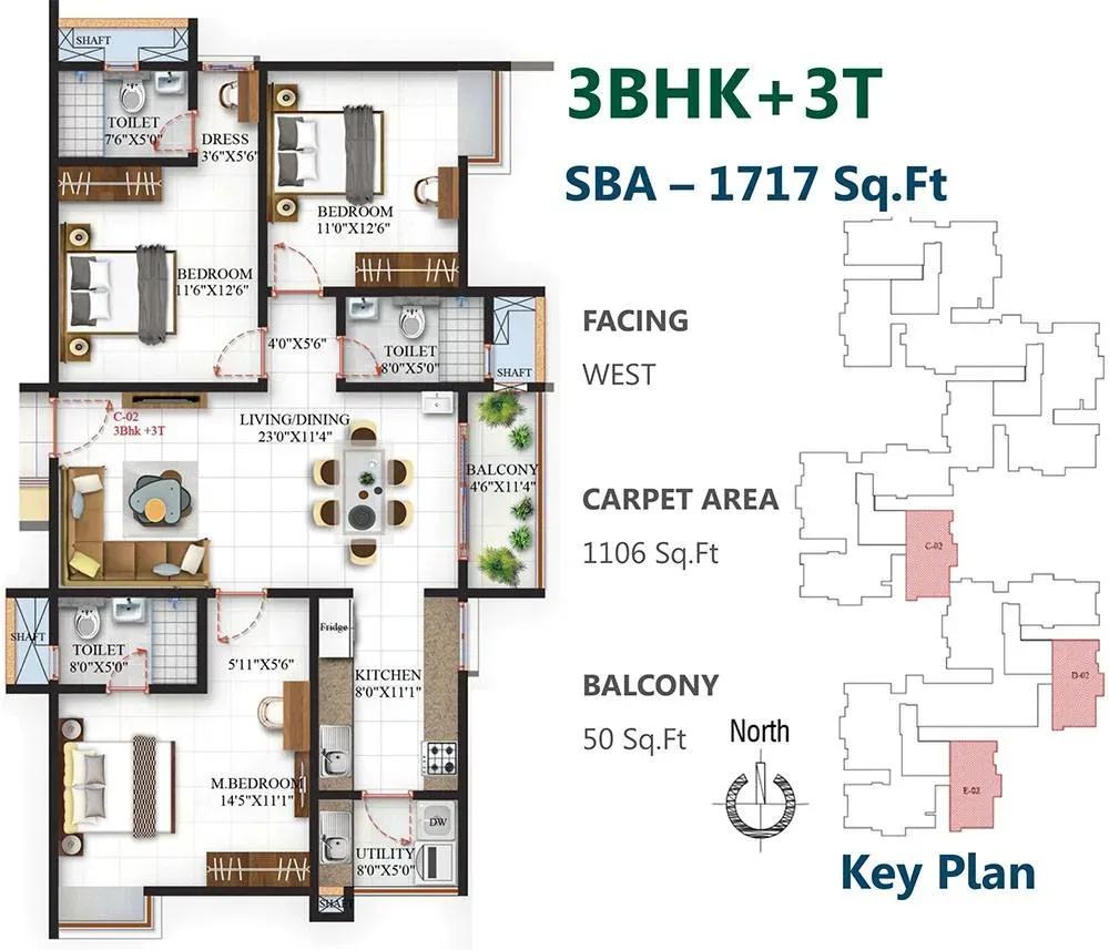 SBR One Residence apartments