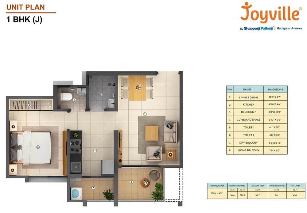 Shapoorji Pallonji Joyville Hadapsar apartments