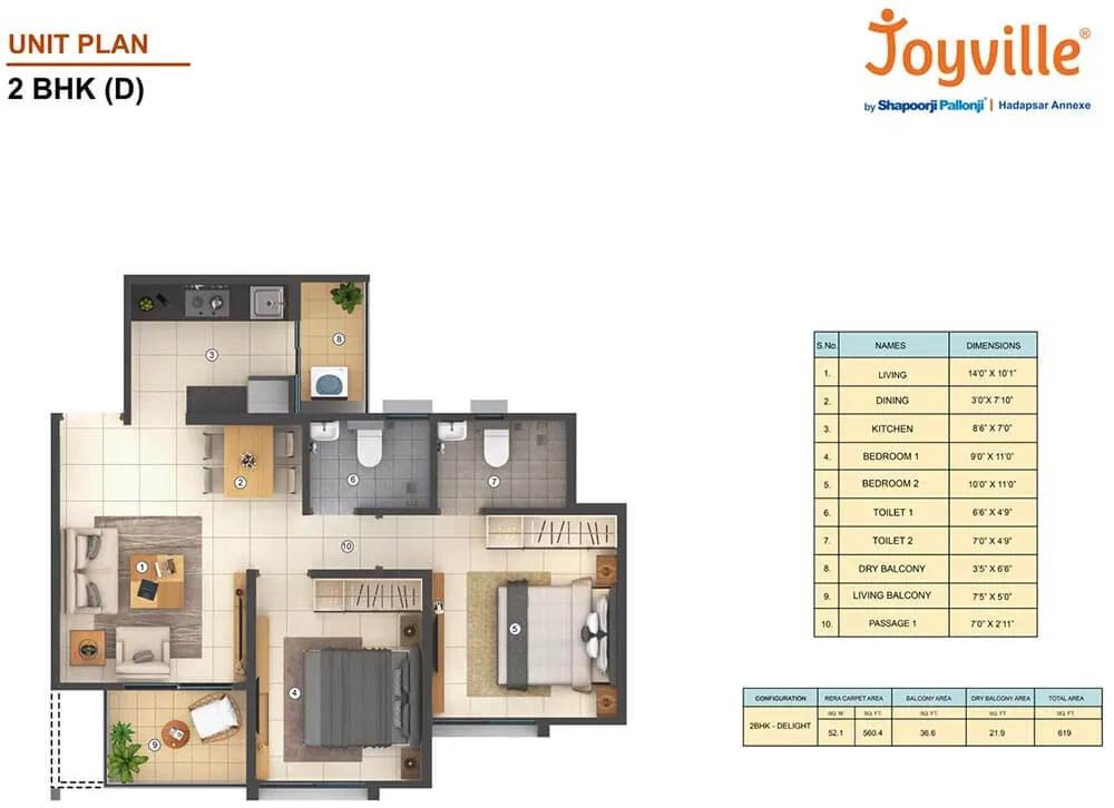 Shapoorji Pallonji Joyville Hadapsar apartments