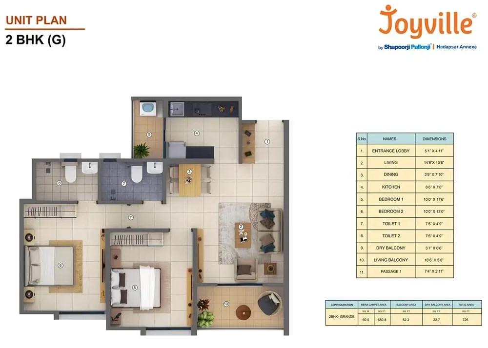 Shapoorji Pallonji Joyville Hadapsar apartments