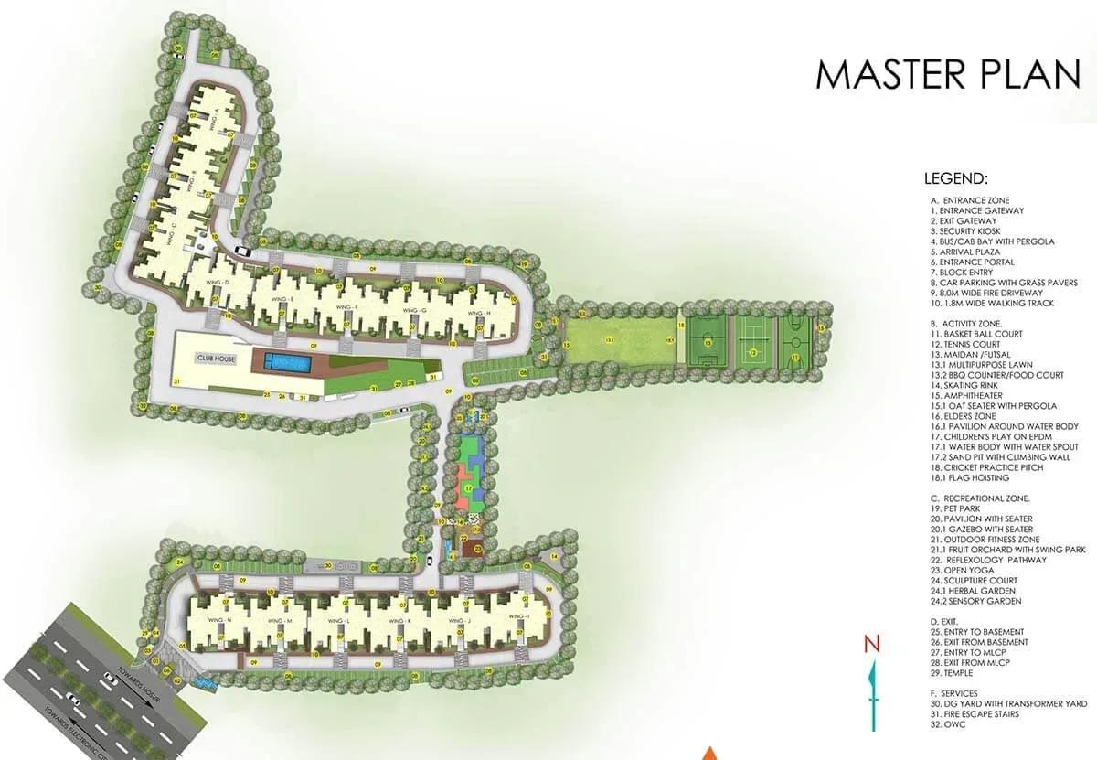 SNN Raj High Gardens master plan
