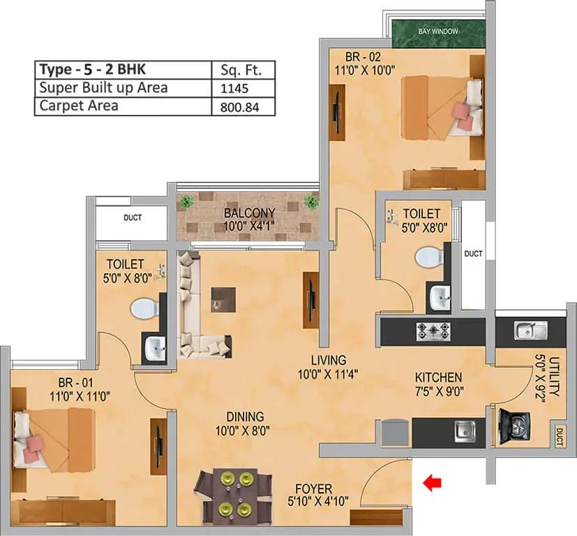SNN Raj Serenity Gardens apartments