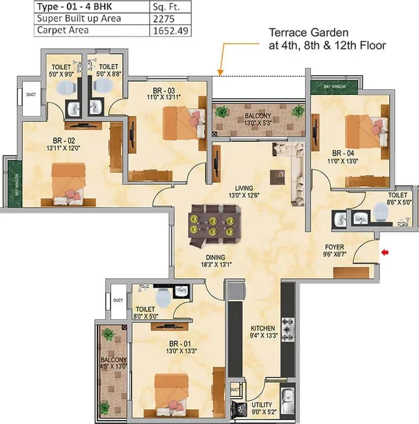 SNN Raj Serenity Gardens apartments