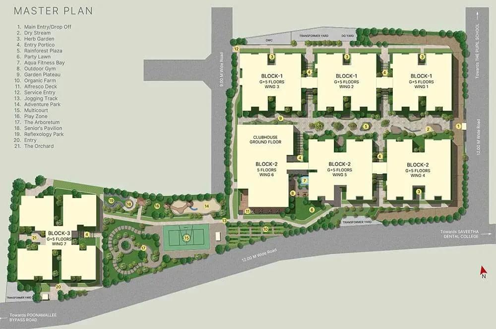 Sobha Arbor apartments master plan