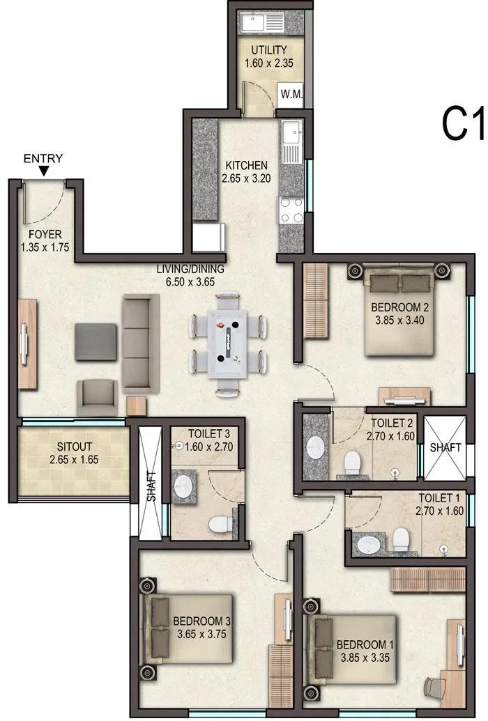 Sobha Avenue apartments